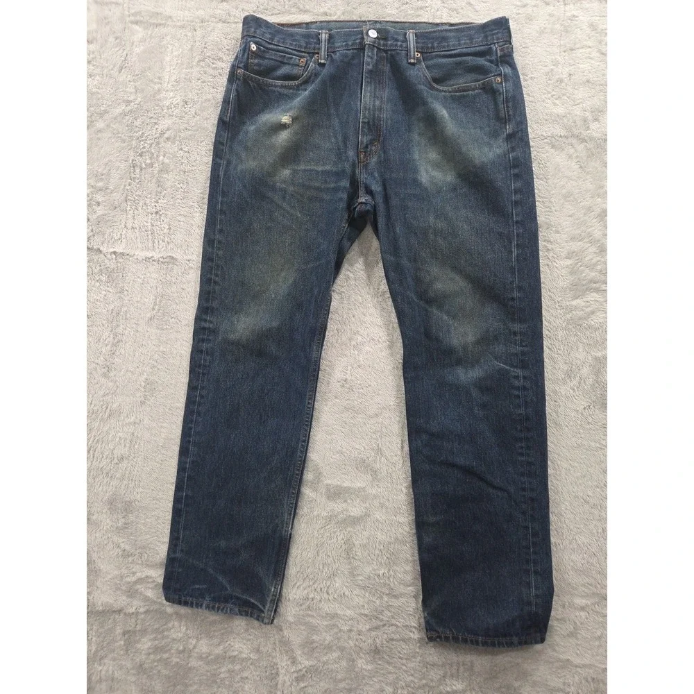 levis 505 mens denim jeans Sz 38x34 100% Cotton